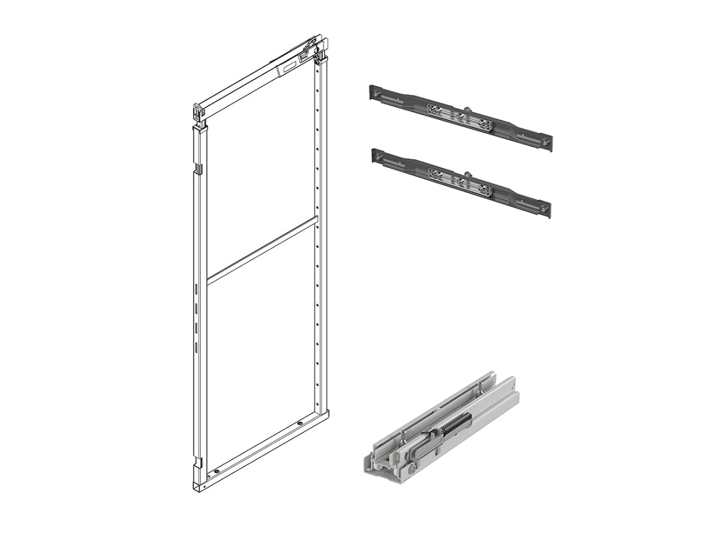 colonna estraibile modello larder con guide estrazione totale vauth sagel_1.png Colonna Estraibile Modello Larder con Guide Estrazione Totale mm.30x50,3x1900-2140h | Vauth Sagel - immagine 1